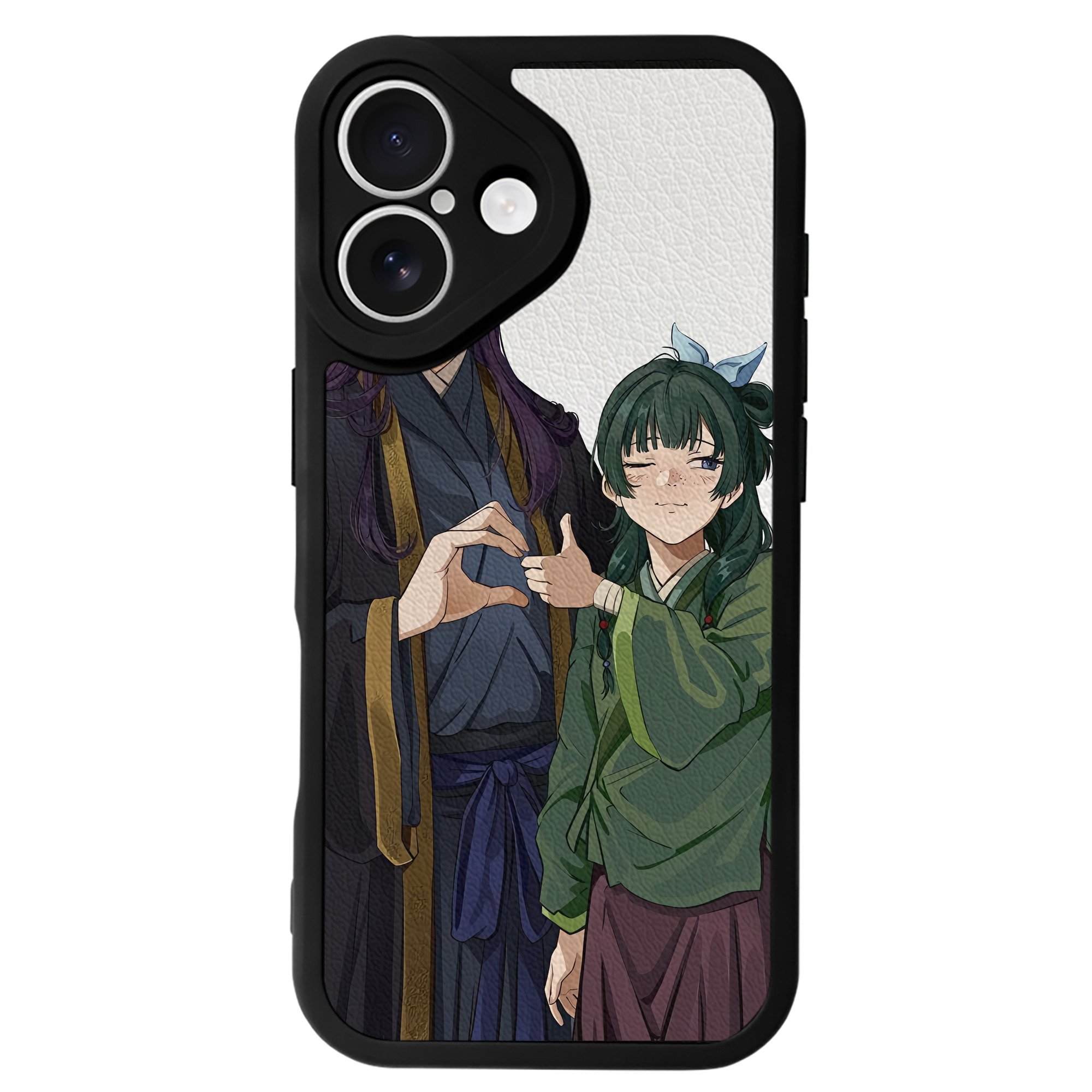 （画像用） 薬屋のひとりごと The Apothecary Diaries 【iPhone 16シリーズ対応】シリコンスマホケース（レザー調） 材質：シリコン